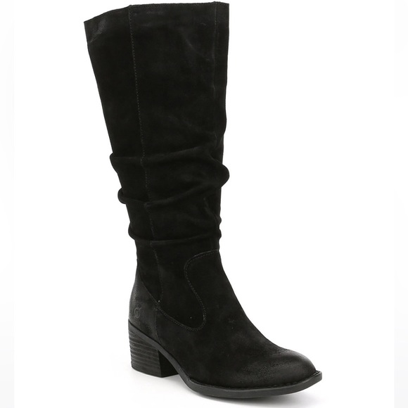 Born Suede Tall leather boot 👢 - Picture 1 of 12